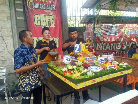 Potong Tumpeng Dan Santunan Anak Yatim Mewarnai Acara Tasyakuran HUT