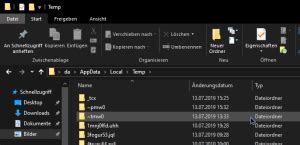 Temporäre Dateien automatisch löschen Windows 10 Speicheroptimierung