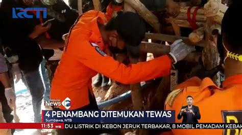 4 Penambang Emas Ilegal Di Mataram NTB Tewas Keracunan Asap Genset