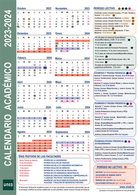 Calendario A4 2023 24 UNED Motril