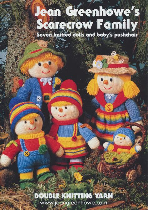 Jean Greenhowe Knitting Books Double Knit Dk Doll Toy Teddy Patterns