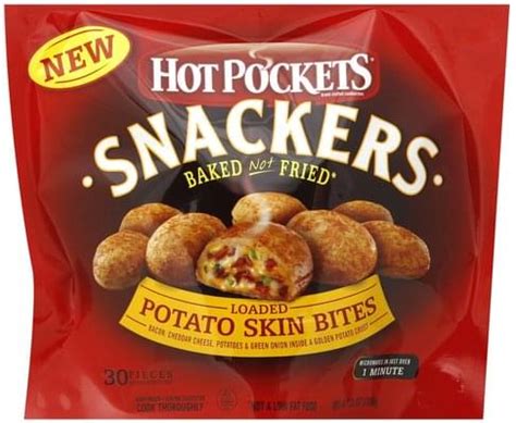 Hot Pockets Loaded Potato Skin Bites Ea Nutrition Information Innit