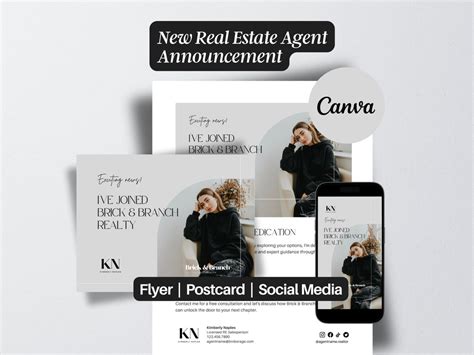 New Agent Announcement Real Estate Brokerage Change Announcement Real