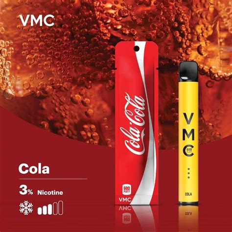 PODDIS VMC POD Cola 600 Puffs Nic 3 ใชแลวทง 280mAh Shisha Chic