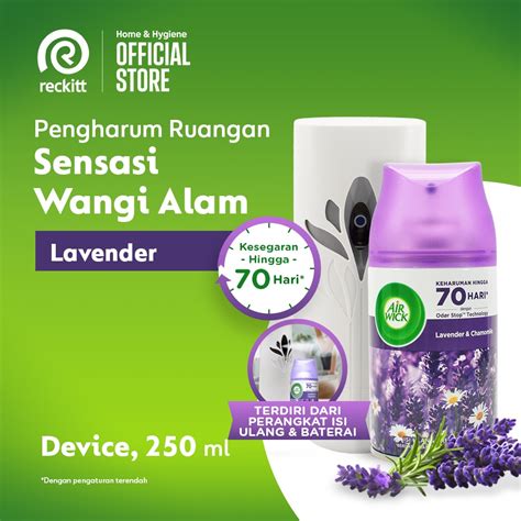 Jual Airwick Freshmatic Complete Set Device Refill 250ml Lavender