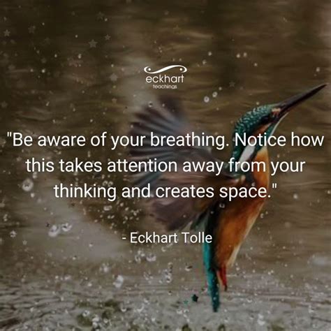 Eckhart Tolle On Twitter Be Aware Of Your Breathing Notice How This