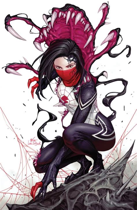 Silk Vol 4 2 Textless Variant Cover By InHyuk Lee Silk Marvel