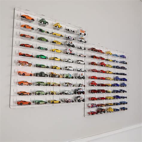 Scale Acrylic Wall Display Case Perfect For Hot Wheels Matchbox Cars Toy Car Storage
