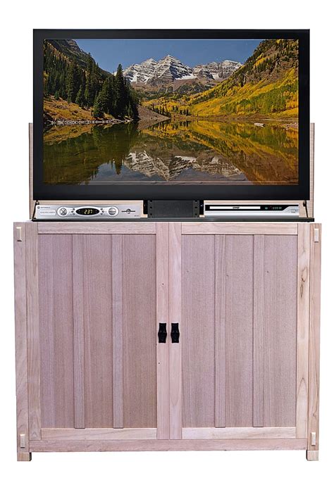 Touchstone Home Products The Mission Style Elevate By Touchstone Smart Motorized Tv Lift