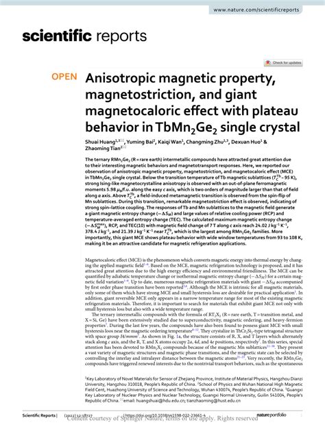 Pdf Anisotropic Magnetic Property Magnetostriction And Giant