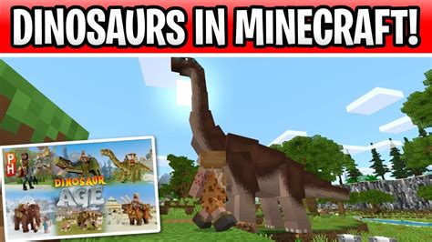 Dinosaurs In Minecraft Dinosaur Age Review Part Youtube