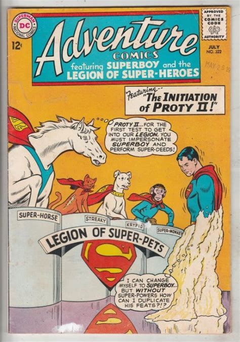 Adventure Comics Jul Fn Vf Mid High Grade Legion Of Super