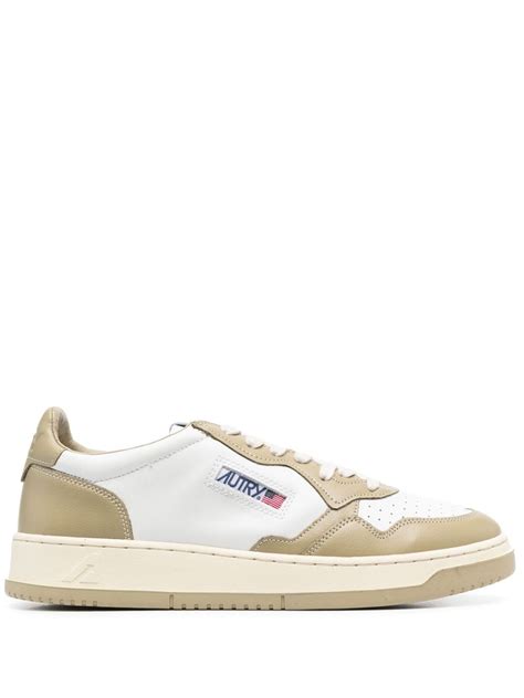 Autry Medalist Low Top Leather Sneakers Farfetch