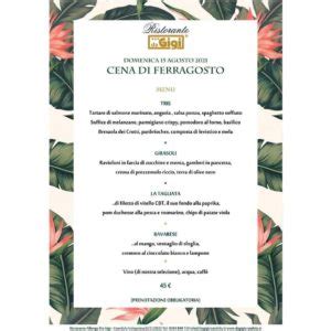 2021 08 15 Crandola Valsassina Ristorante Albergo Da Gigi Menu