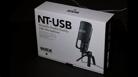 Unboxing нового микрофона Rode Nt Usb Youtube