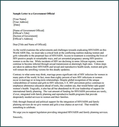 》Free Printable Official Letter Template