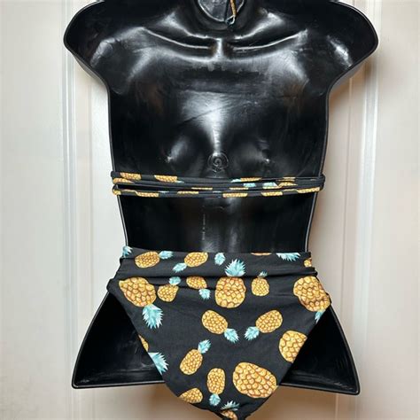 Swim Pineapple Bikini Set Small Poshmark