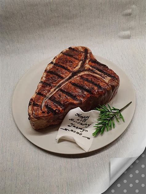 T Bone Steak Cake Realistic Cakes Meat Cake Crazy Cakes