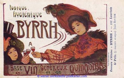 Byrrh Sig Riviere Wiener Werkst Tte Postkarten