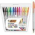 Bic Cristal Multicolour Stylos Bille Pointe Large Mm Criture