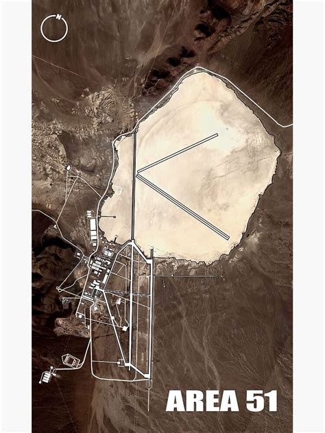 "AREA 51 aka Groom Lake Map" Poster for Sale by Daniel-Hagerman | Redbubble