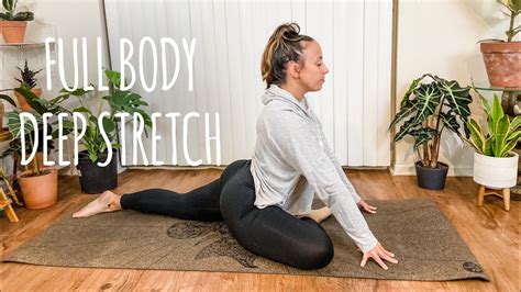 Full Body Deep Stretch Yoga Class Youtube