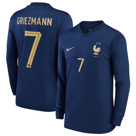 Maillot Equipe De France Domicile Manches Longues Griezmann