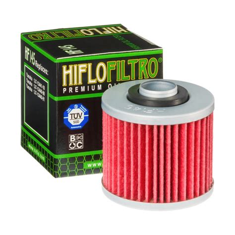 Filtro de óleo Hiflofiltro HF145 Aprilia Keeway Yamaha entre outros