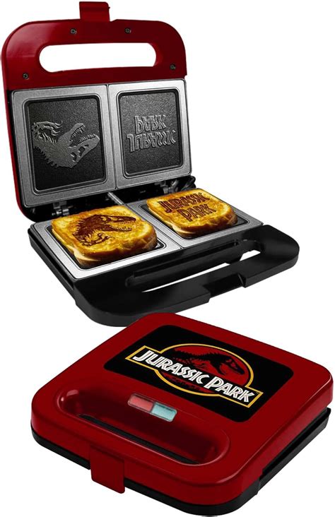 Uncanny Brands Jurassic Park Grilled Cheese Maker Panini