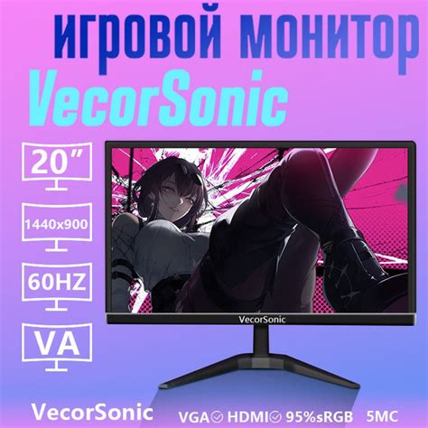 Монитор VecorSonic 11- 20cc V+H 20" - купить по выгодной цене в ...