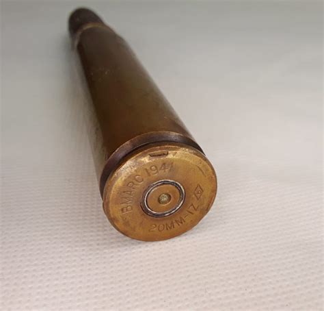 Inert 1941 Bmarc 20mm Aircraft Autocannon High Explosive Shell Sally