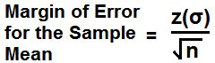 Margin of Error Calculator