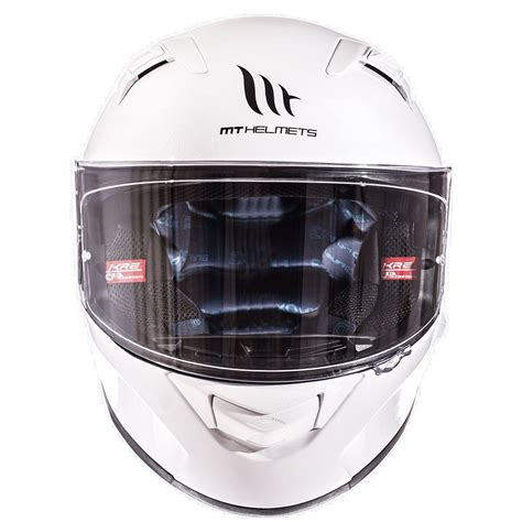 Mt Helmets Capacete Integral Kre Sv Solid Branco Motardinn