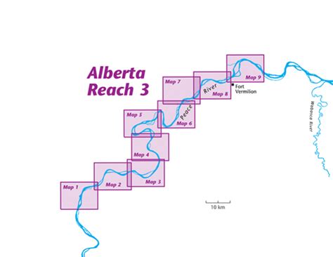 Peace River Alberta Reach 3 Maps | The Regulation of Peace River