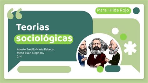 Teorías Sociológicas