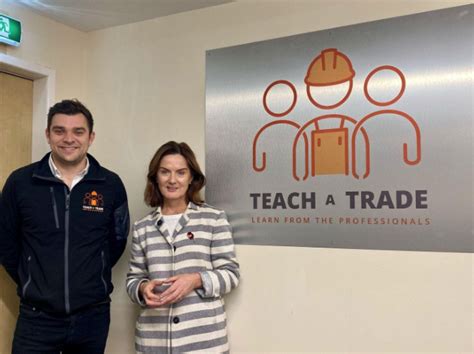 Great Visit From Telford Mp Lucy Allan Teach A Trade