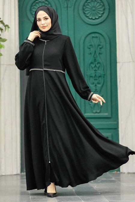 Neva Style Black Hijab Turkish Abaya S Neva Style