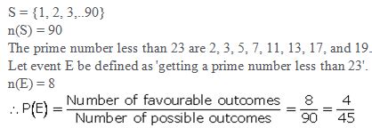 A Box Contains 90 Discs Numbered From 1 To 90 If One Disc Is Drawn