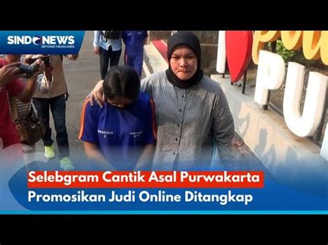 Selebgram Cantik Asal Purwakarta Promosikan Judi Online Ditangkap Youtube