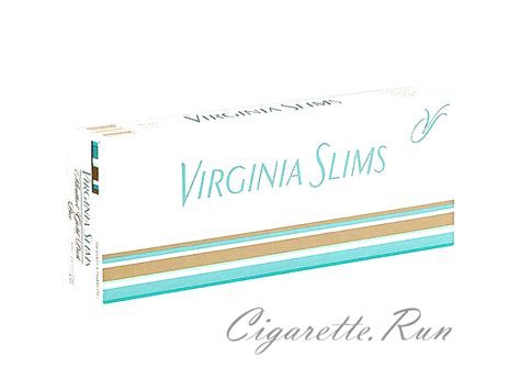 Virginia Slims Menthol Gold Pack Box Cigarettes Cigarette Run