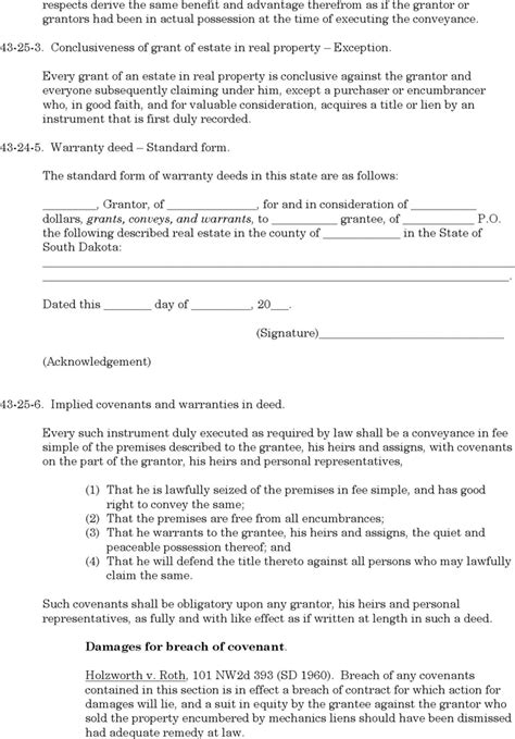 Free South Dakota Quitclaim Deed Form Pdf Kb Page S Page