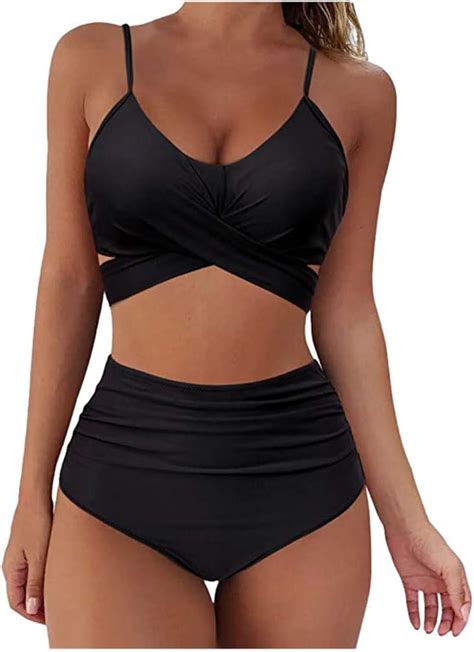 Bikini Damen Set Push Up High Waist Große Brüste Sexy Oberteil Sexy Mädchen Schwimmbikini