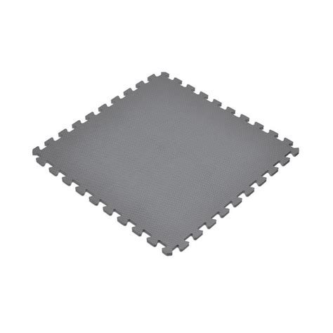 Norsk Gray 24 In X 24 In Eva Foam Non Toxic Solid Color Interlocking Tiles 120 Sq Ft 30