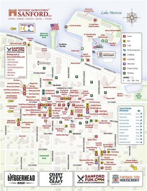 Map of Historic Downtown Sanford - Historic Downtown Sanford