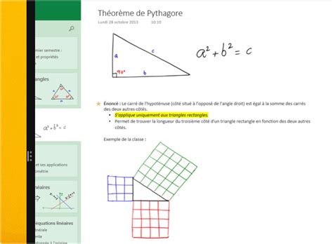 Pythagore revu par Microsoft Retour à l accueil Gilles en vrac