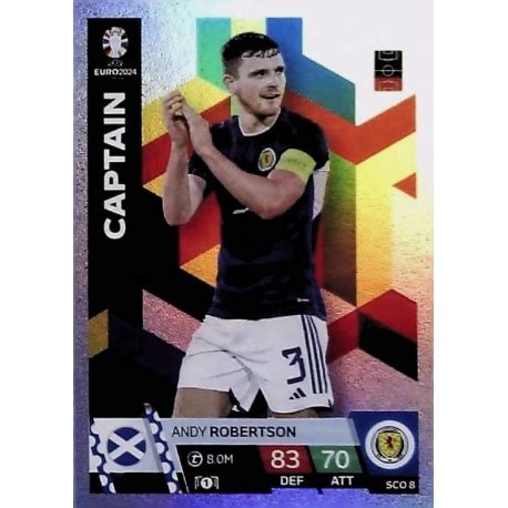 Sale Online Andy Robertson Captain Topps Match Attax Euro 2024