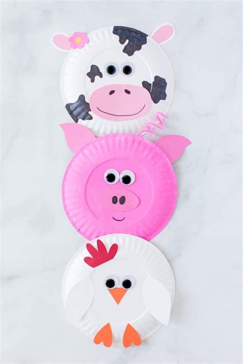 Paper Plate Farm Animals - Made To Be A Momma