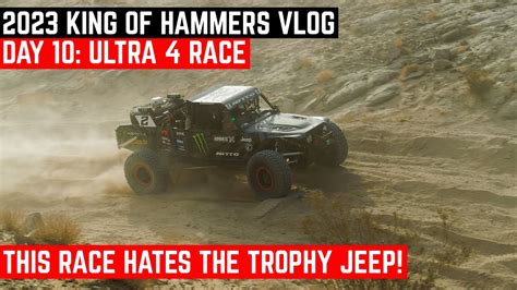 KING OF HAMMERS STRIKES AGAIN ULTRA 4 RACE IN THE TROPHY JEEP RECAP