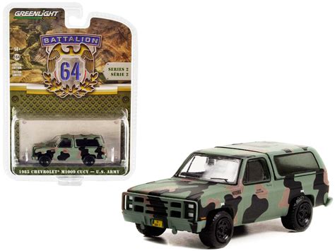 Diecast 1985 Chevrolet M1009 CUCV Camouflage "U.S. Army" "Battalion 64 ...
