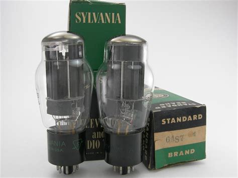 Sylvania As G Black Plates Matched Pair